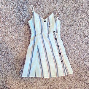 American Eagle cotton linen blend summer dress